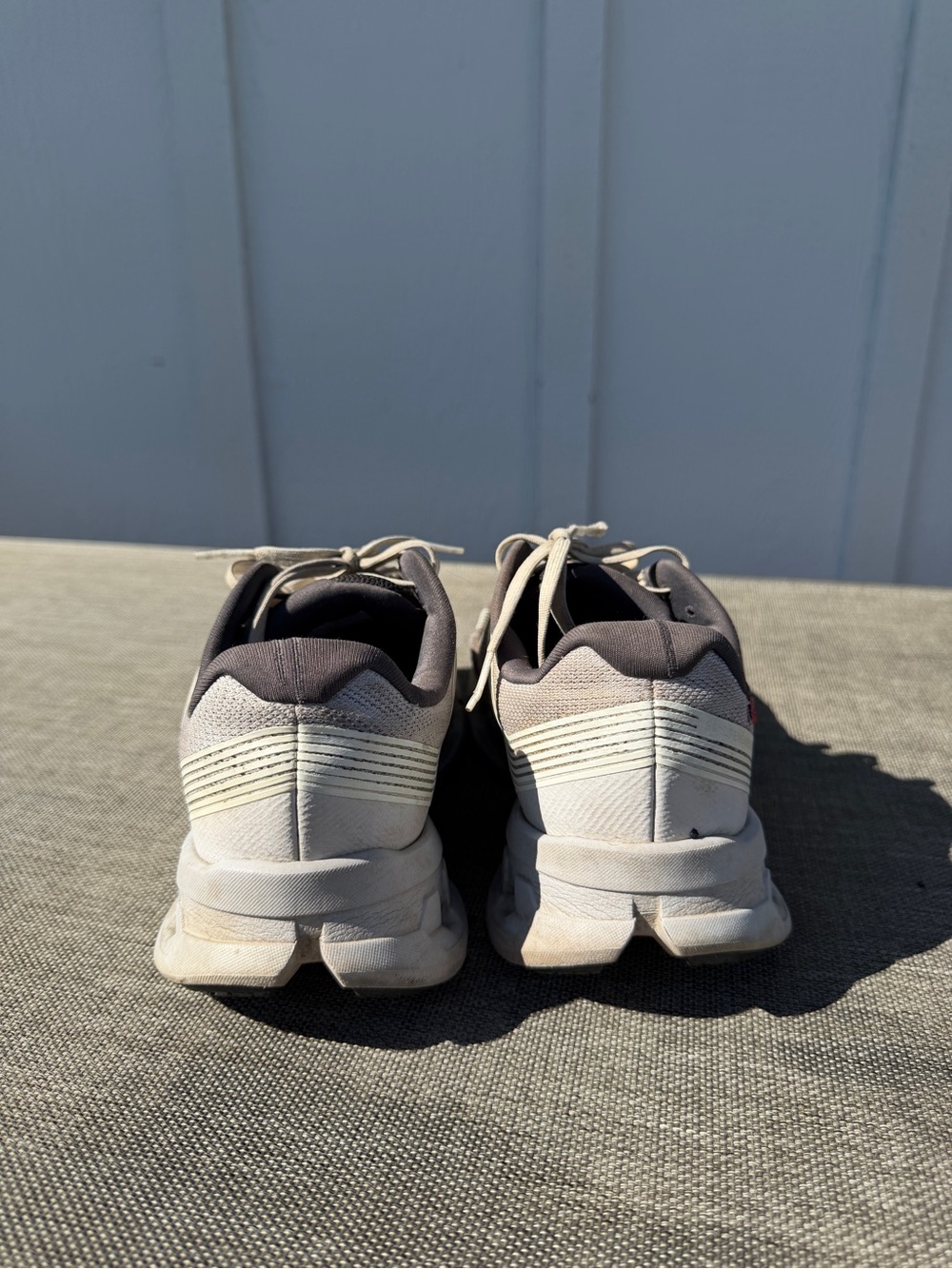 On Cloud Running Women's Athletic Cloud Shoes - Beige and Black - Picture 3 of 4